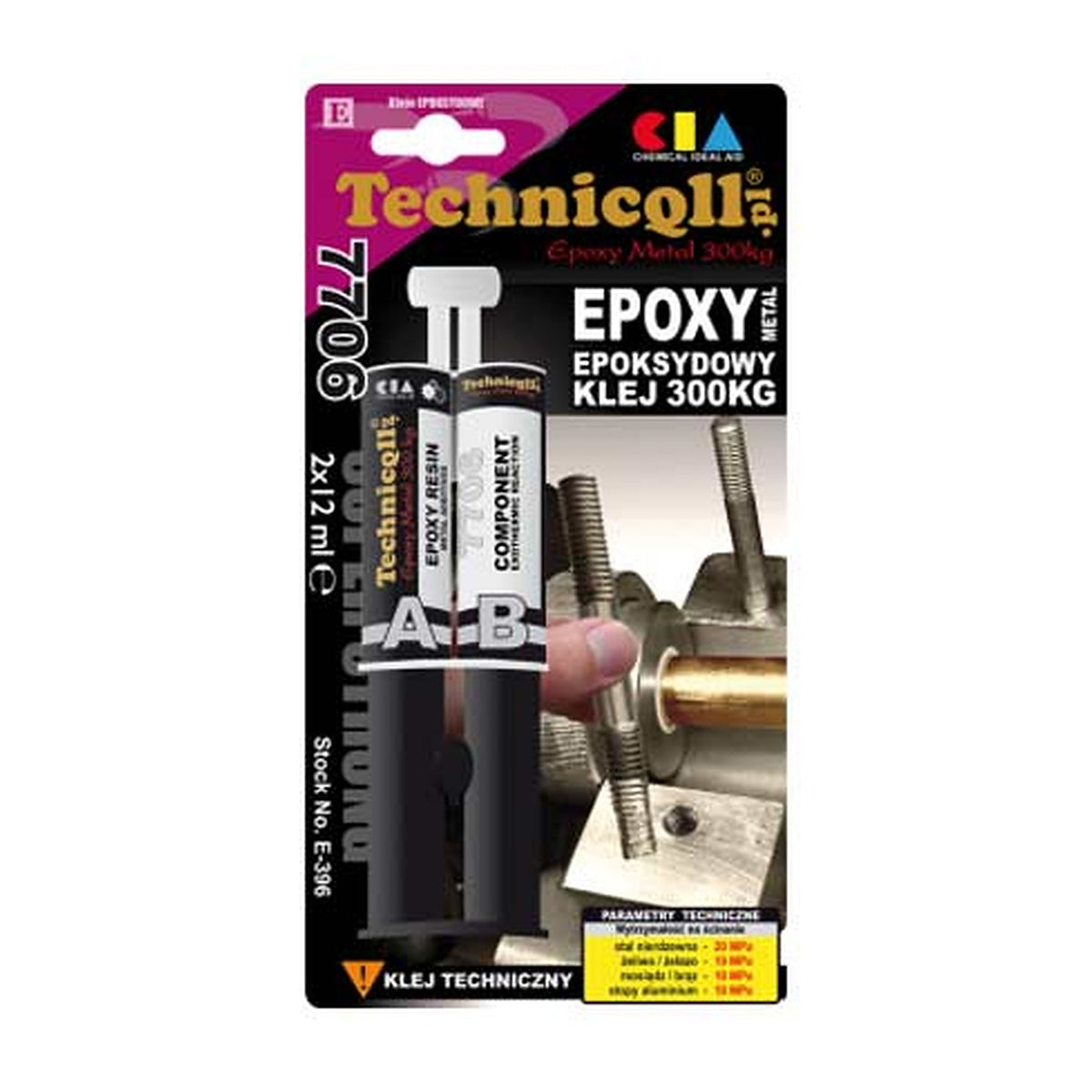 Lepidlo — 2X12ml, E-396 — Technicqll — E396