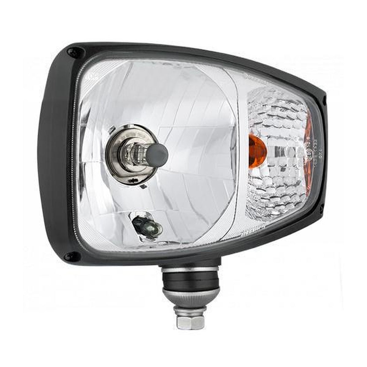 Reflektor - H4 4F L 225*150+teleso spojka DT04-6P, žiarovky 12V - Wesem