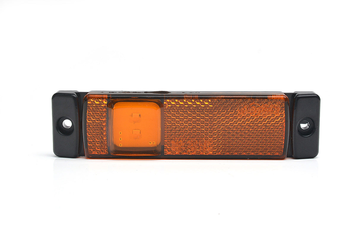 Svetlo - W45S - LED 12/24 V - oranžové - Waś