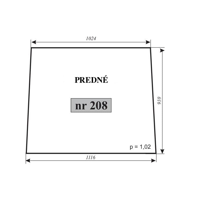 Predné sklo - Ursus C-362