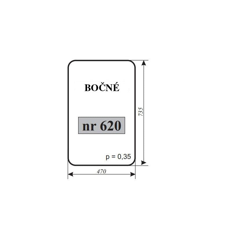 Bočné sklo - Cyklop nr.620 - HS Szotkiewicz