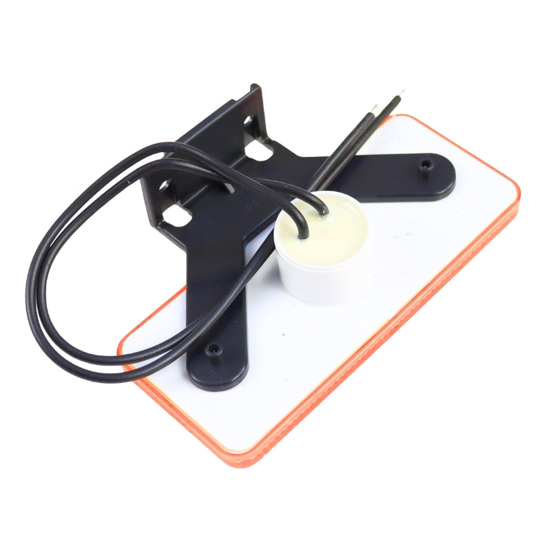 Bočná obrysová a pozičná lampa W17 12/24 V, oranžová, vodotesná, IP68, LED s odrazkou – fotografia 2 z 2 – SKU 694