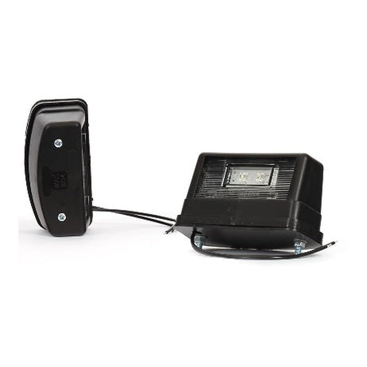 LED osvetlenie evidenčného čísla W54, 12/24 V, IP66/68, s káblom – fotografia 1 z 2 – SKU 24212