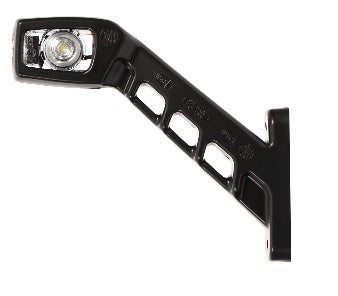 Združené svetlo obrysová uhlová dlhá predné - zadná a pozičná bočná W48 LED 12/24V vodoodolná ľavá s vedením