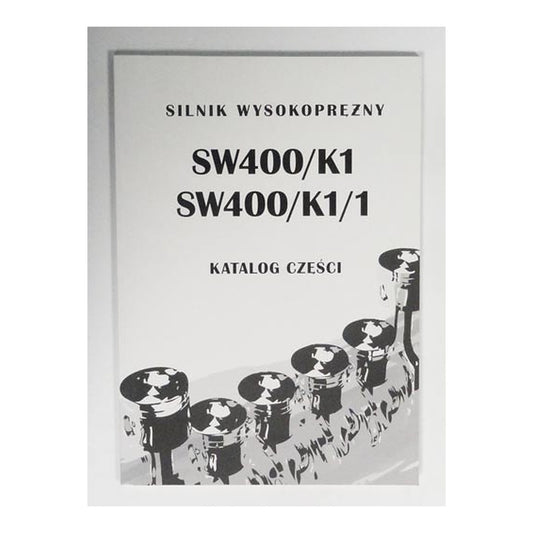 Katalóg dielov motora SW-400 — KAT SW400