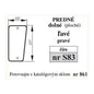 Predné sklo - spodné vyhotovenie — S83