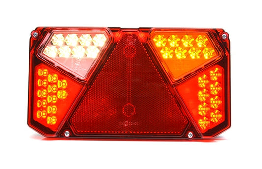 Zadné združené svetlo - pravé vyhotovenie 7-funkcyjna 12/24V vodoodolné vyhotovenie IP68 LED neon - Waś