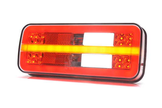 Zadné združené svetlo - W187 LED 12V/24V vodoodolné vyhotovenie IP68 LED neon pravé vyhotovenie s vedením - Waś
