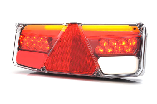 Zadné združené svetlo - návesu TIR W170DDL 12-24V dynamický smer vodoodolné vyhotovenie IP56 LED s vedením ľavé vyhotovenie - Waś