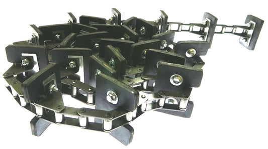 Reťaz dopravníka zrna 27 lopatiek pre kombajn Claas