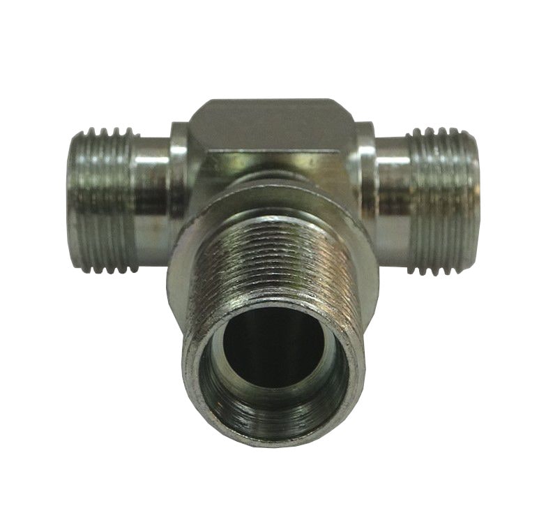 Hydraulická T-spojka - M18x1,5 12L L21 štvorec rys.1