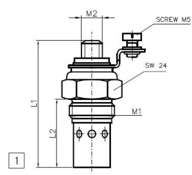 Žeraviaca sviečka - MF John Deere - plameňové vyhotovenie