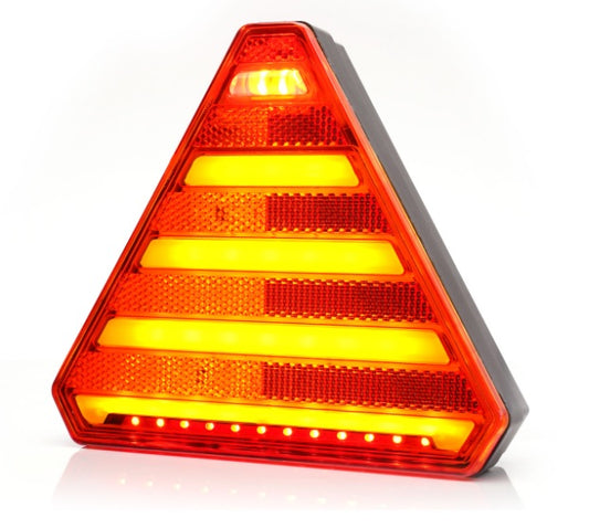 Zadné združené svetlo - so 6 funkciami W244 12V/24V LED vodoodolné vyhotovenie bez osvetlenia evidenčného čísla s vedením neon - Waś
