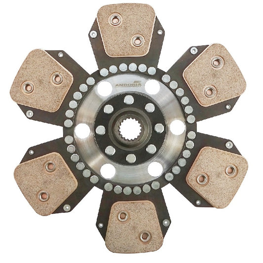 Spojkový kotúč - FI-325 pias.18 drážok Zetor C-385 - Andoria - keramické vyhotovenie