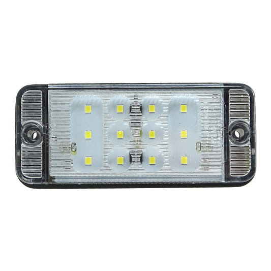 Vnútorná osvetľovacia lampa LW13 LED 12 V/24 V, vodotesná IP66/68, biela – fotografia 1 z 4 – SKU 42157