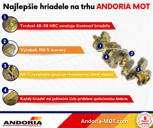 Kľukový hriadeľ MF3 — 3134001K1AM