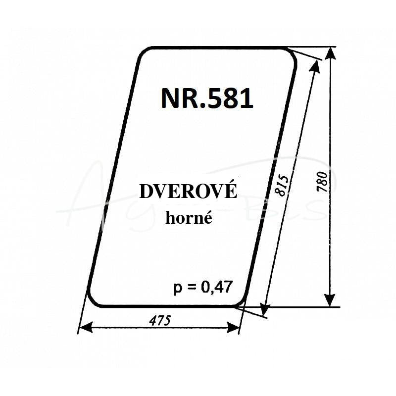 Sklo dverí — dvere — HS Szotkiewicz — NR.581
