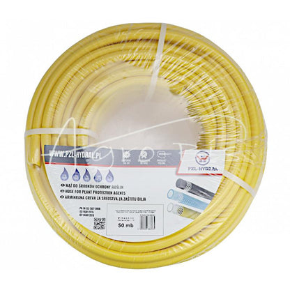 Hadica pre prípravkov ochrany rastlín (postrekovač) vystužené vyhotovenie PVC 10X2.5 10bar žltý PZL - HYDRAL - SKU 85299