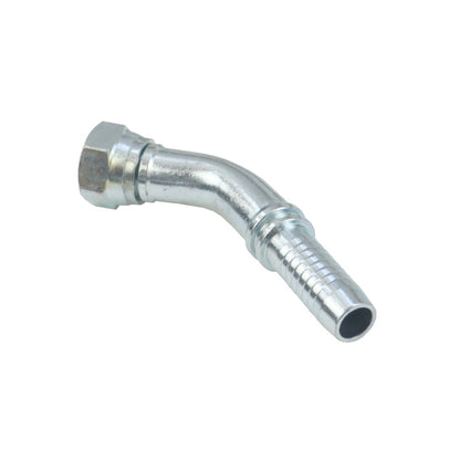Metrická lisovacia koncovka - uhlové vyhotovenie vnútorný závit DKOL 45 DN16 15L M22x1.5 - PZL-Hydral