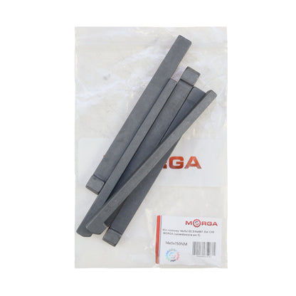Klin s nosom 14x9x150 DIN6887 oceľ C45 - Morga