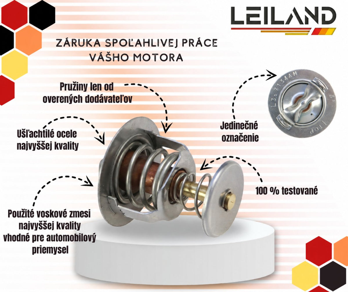 Termostat chladiacej kvapaliny motora 83C vysokozdvižný vozík - Leiland