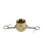 Spojka Camlock typ D 2" x 50mm - mosadz PZL-Hydral