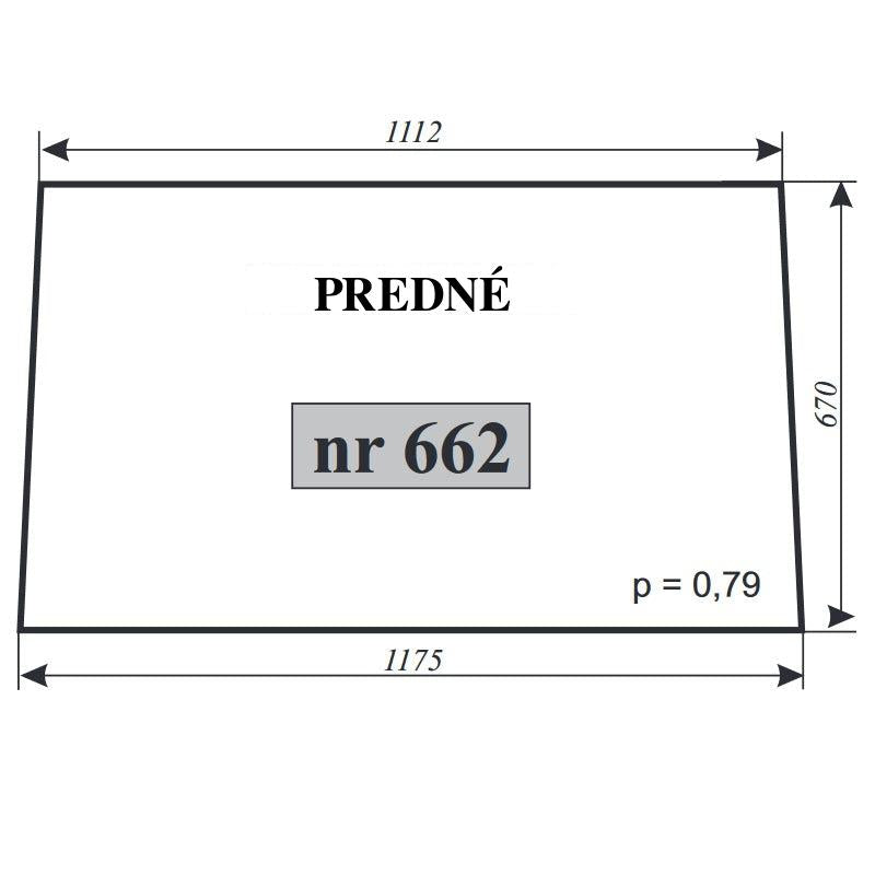 Predné sklo - C-360 kabína Szczytno - HS Szotkiewicz