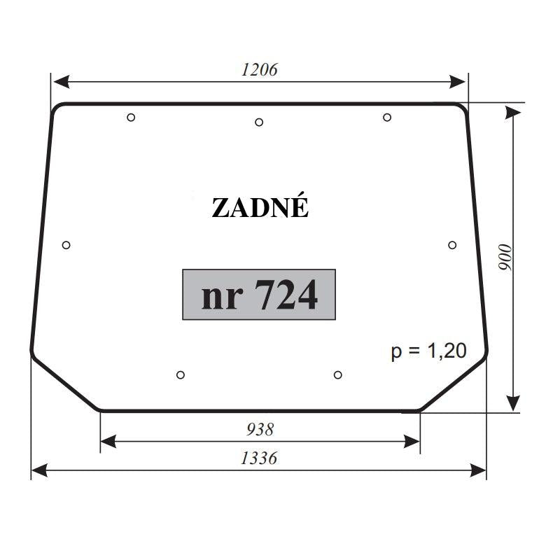 Zadné sklo - Pronar - HS Szotkiewicz