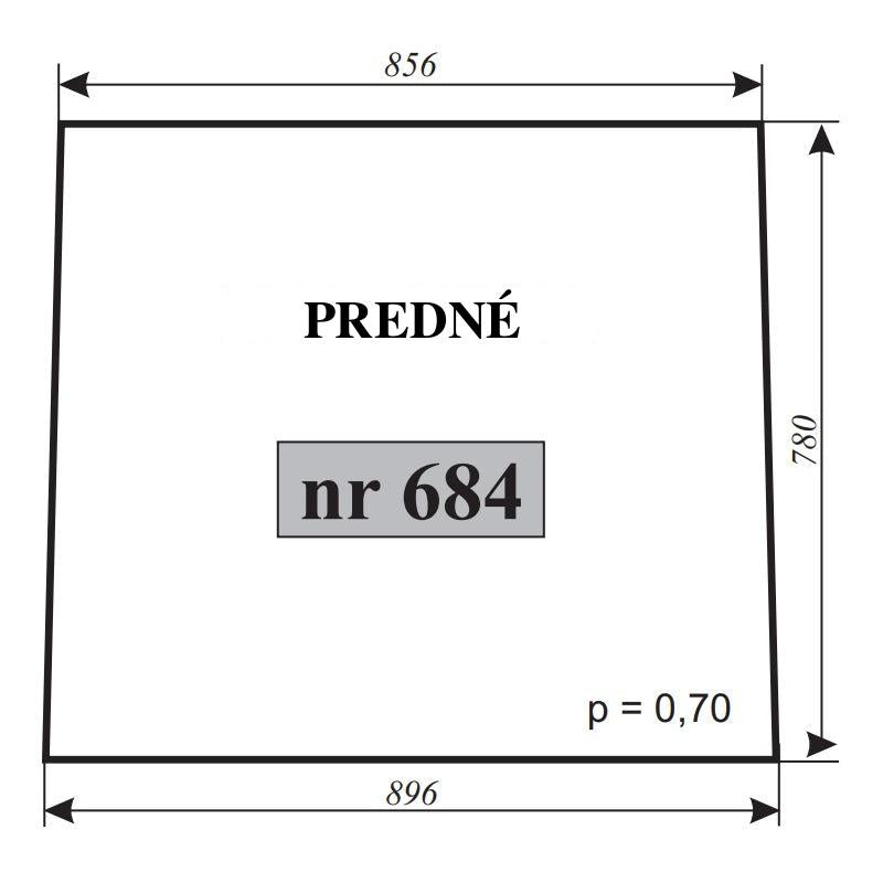 Predné sklo - T-25 kabína Szyszka