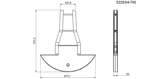 Protizávažie - lis Z-224 522504700 - Rolmus