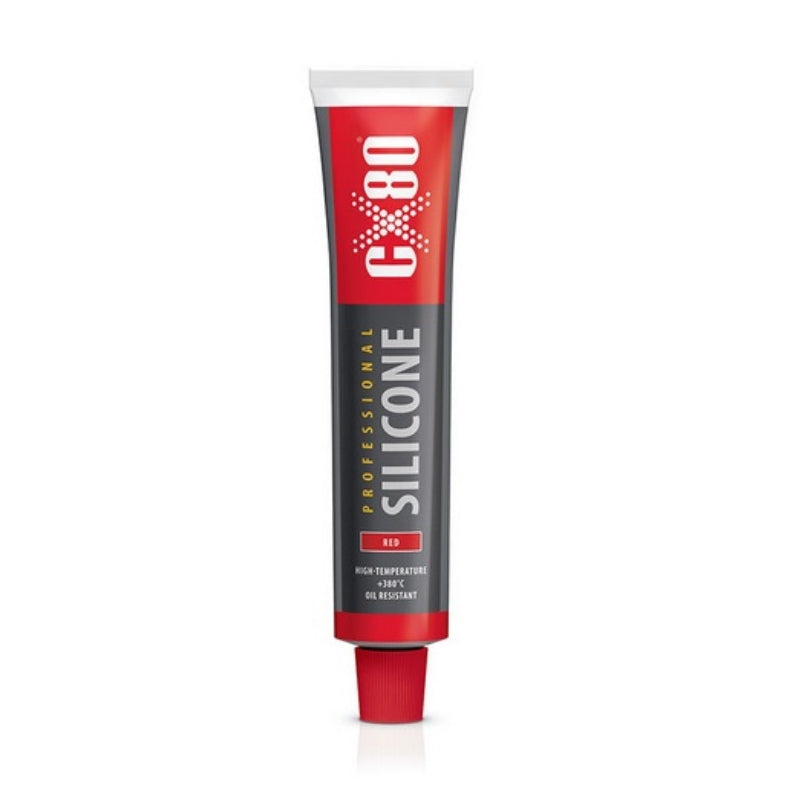 Silikón — 80ml, 260C, CX-80 — CX80 — červená — SOC80ML