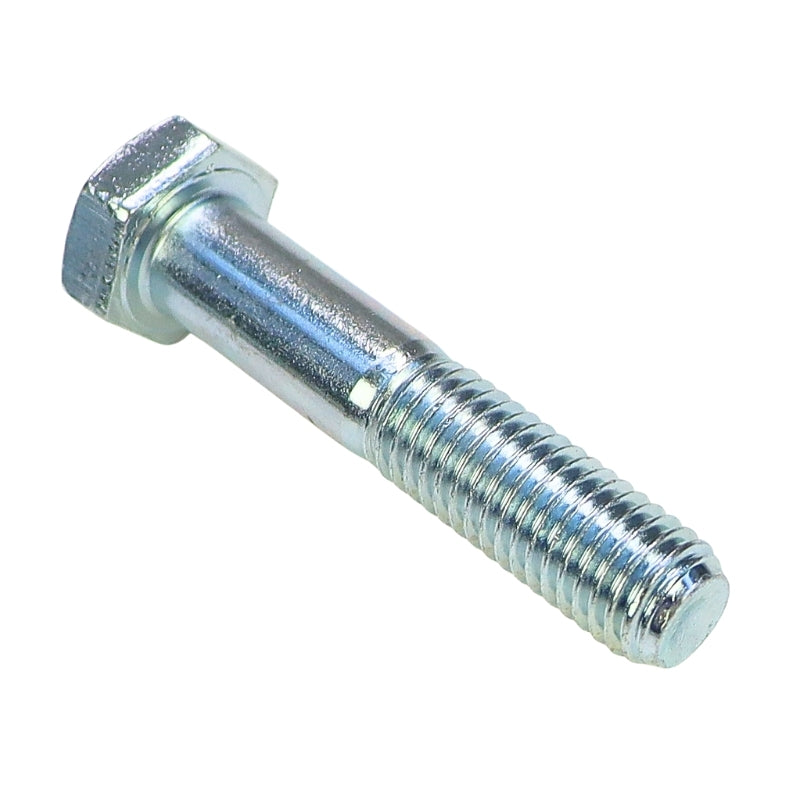 Skrutka so šesťhrannou hlavou, neúplný závit M12x60, trieda 8.8, DIN 931, biely pozinkovaný povrch – fotografia 2 z 3 – SKU 114117