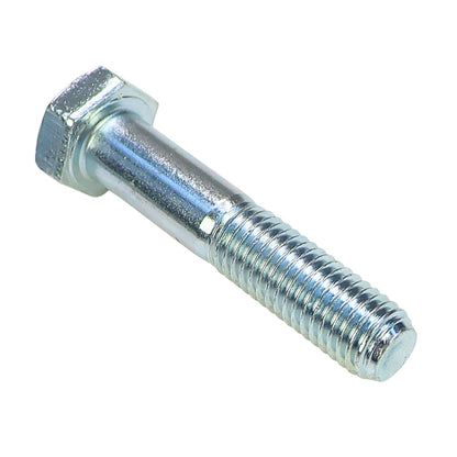 Skrutka so šesťhrannou hlavou, neúplný závit M12x60, trieda 8.8, DIN 931, biely pozinkovaný povrch – fotografia 2 z 3 – SKU 114117
