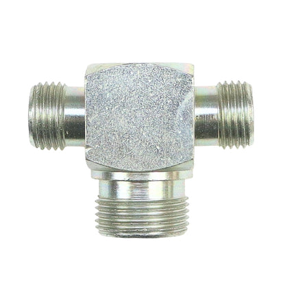 Hydraulická T-spojka M16x1,5 - M22x1,5 - M16x1,5 10L/15L/10L