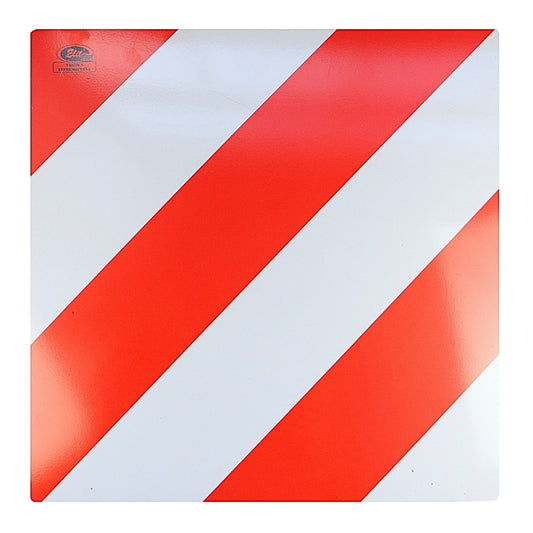 Ľavá reflexná tabuľa pre nadrozmernú prepravu 423x423 mm, odolná voči UV, poľská výroba – fotografia 1 z 2 – SKU 117390