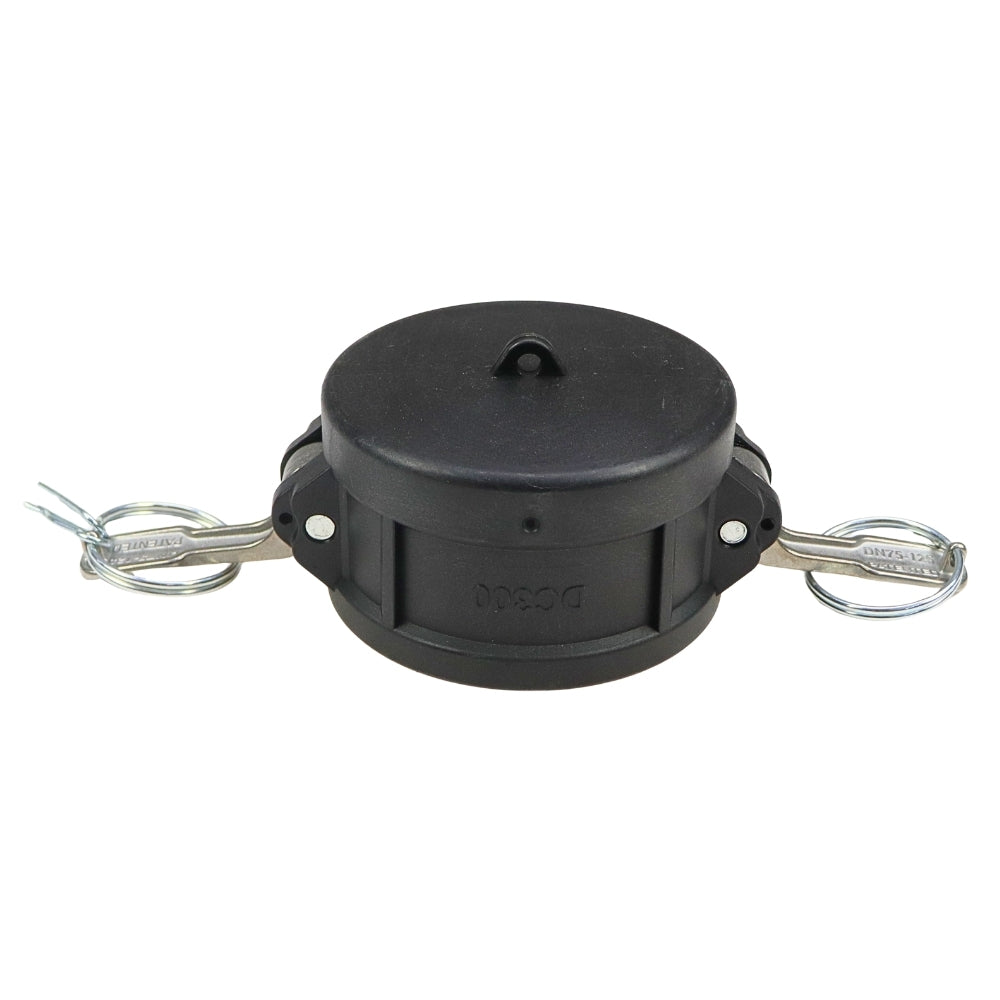 Záslepka spojky Camlock DC vnútorné pripojenie 16bar polypropylén PP 3" x 92,5mm - PZL-Hydral