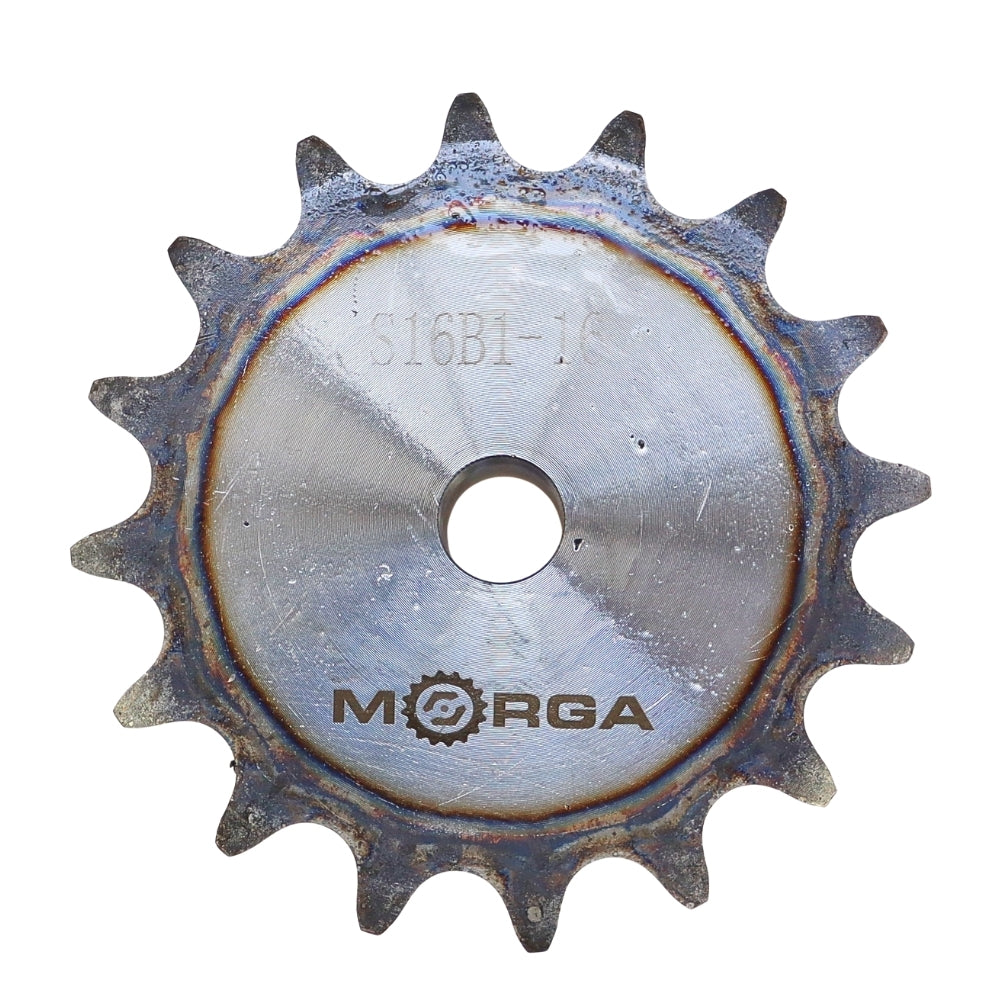 Reťazové koleso - kalené vyhotovenie s prírubou a nábojom 16B-1 (R1 1) Z-16 vonkajší priemer - 141,8 mm - Morga