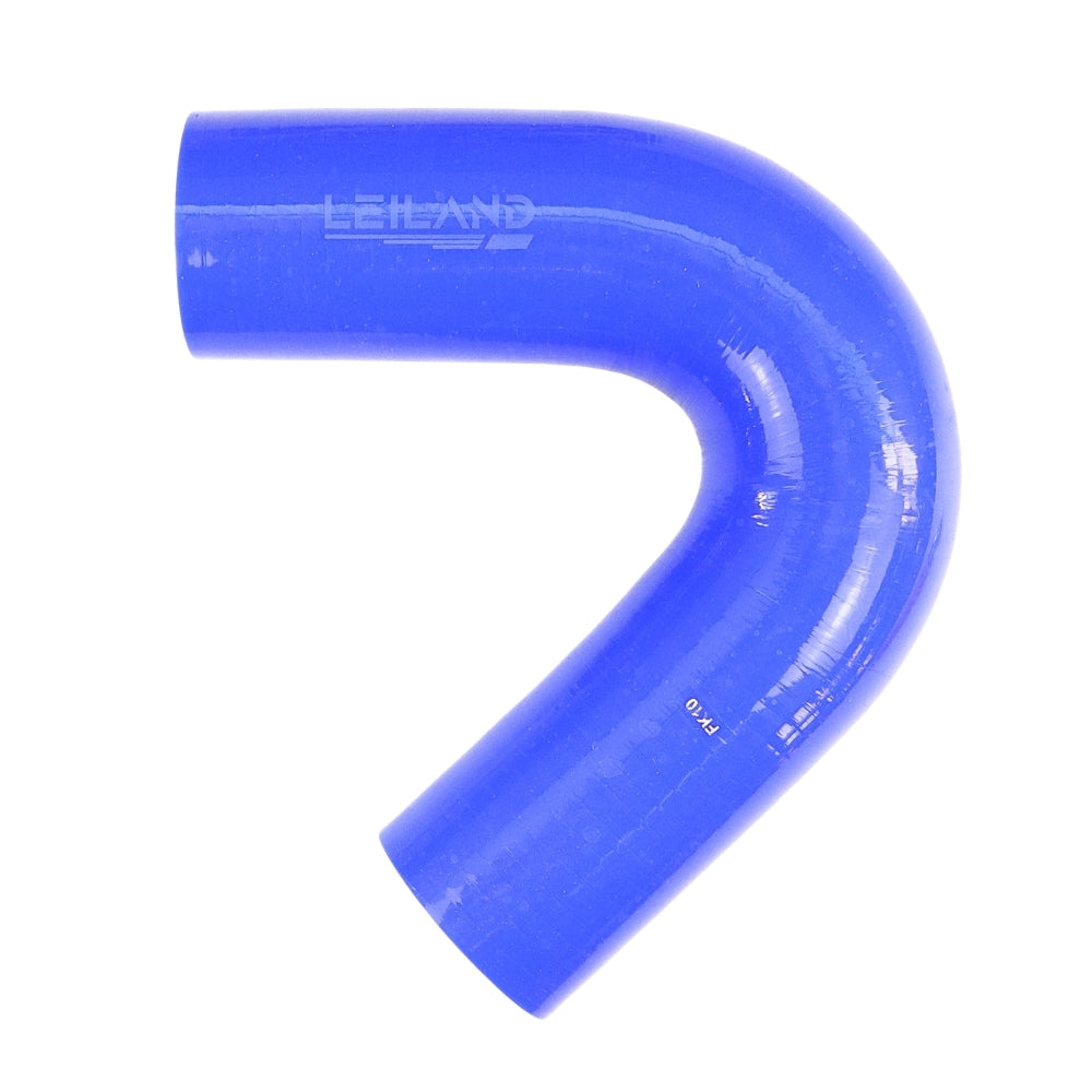 Koleno vedenia 135 SAE 20R1 −40 °C až +180 °C obojstranne 152mm univerzálny silikón LEILAND — K135D250F51SL
