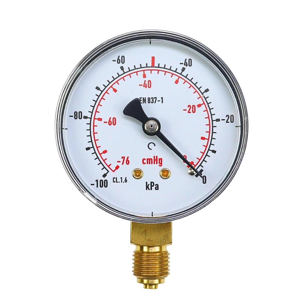 Vákuometer W63, −1 až 0 bar, pre dojacie zariadenie
