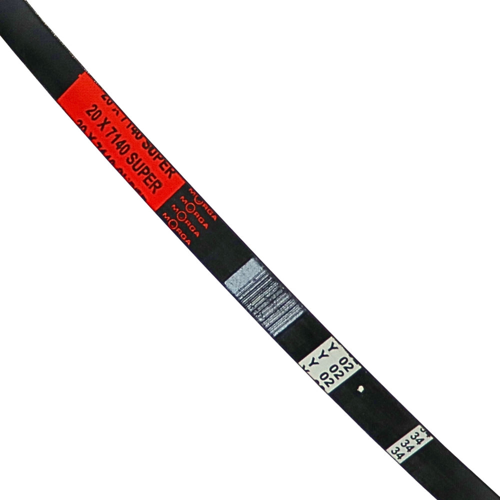 Klinový remeň 20x7140 SUPER CR Power červené vyhotovenie MORGA