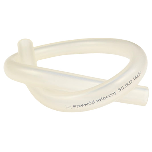Vedenie - mliečny PCV 14x24 mm (0,8 m) silikónové vyhotovenie dojacie zariadenie - ZAGRODA
