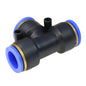 Pneumatická T-rýchlospojka - Tekalanu 15mm plast