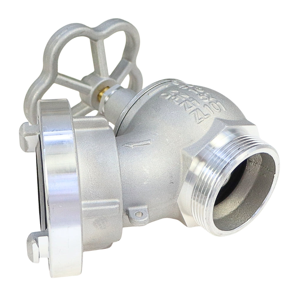 Ventil kohút DN52mm s nadstavcom hliníkovou 52 hliníkový - PZL-Hydral - hydrantové vyhotovenie